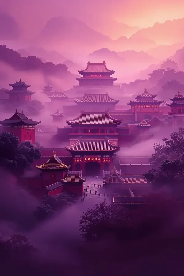 短剧《雾隐长安》封面海报