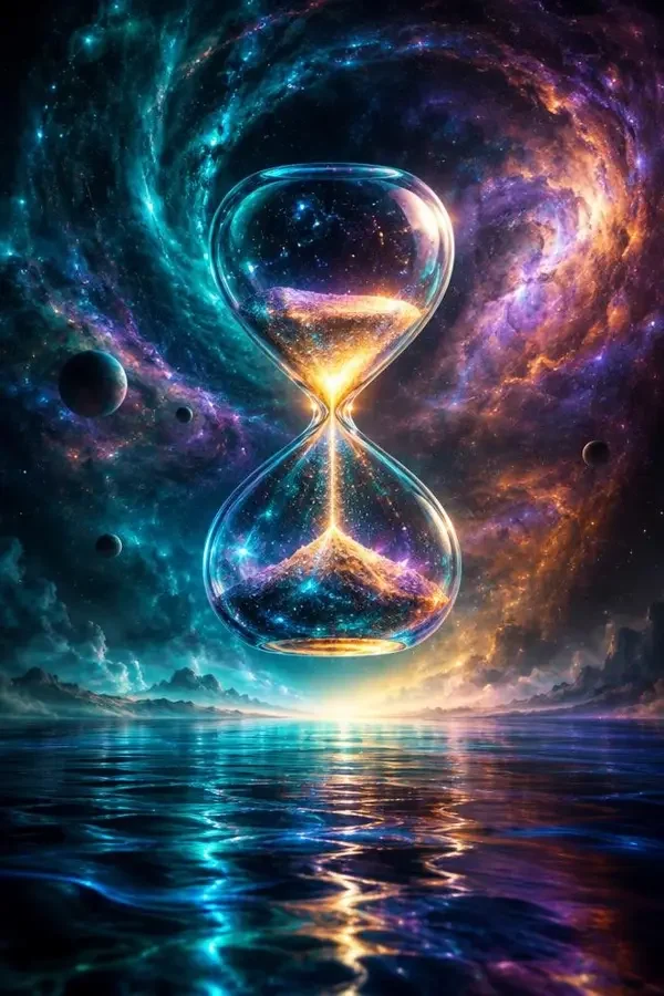 短剧《星河琥珀》封面海报